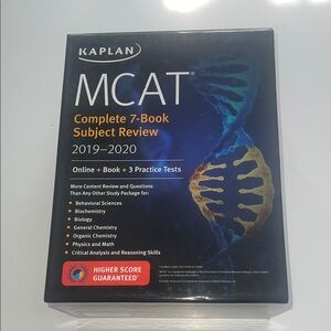 Kaplan MCAT Complete 7-Book Subject Review - Blue and Gold